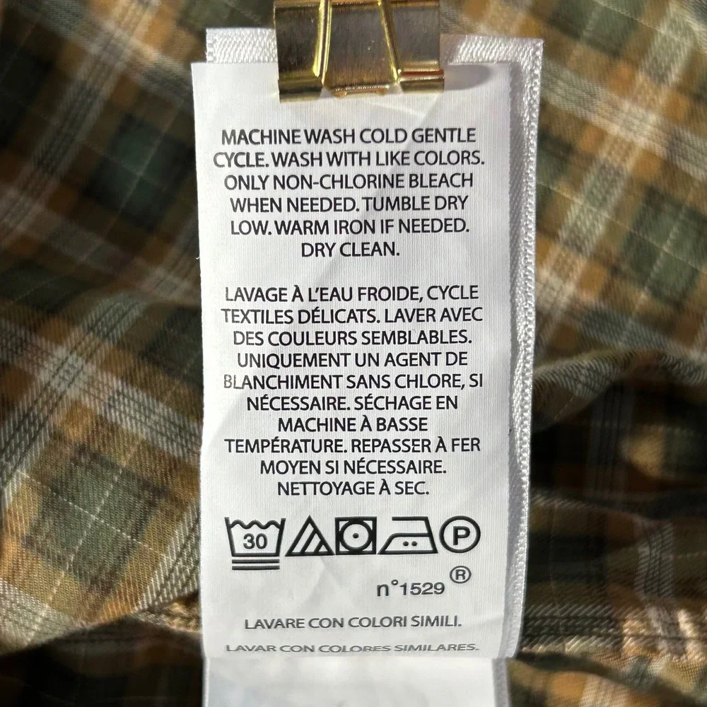 Polo Ralph Lauren Button Down Classic Fit Mens XL Green Plaid Cotton Preppy Ivy